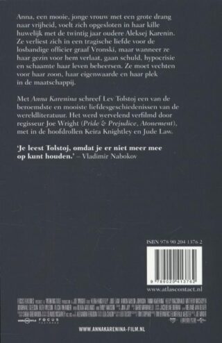 Anna Karenina - achterkant