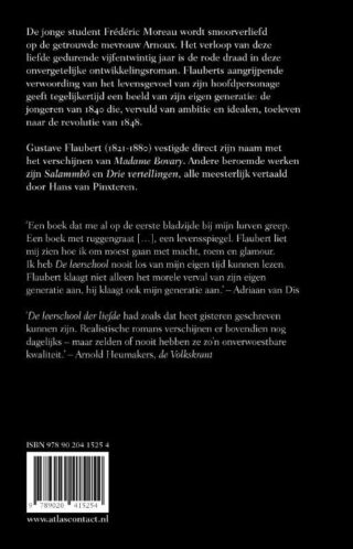 De leerschool der liefde - achterkant