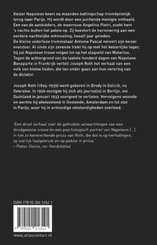 De honderd dagen - achterkant