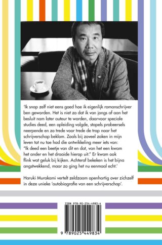 Romanschrijver van beroep - achterkant