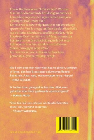 Een man voor de zomer - achterkant