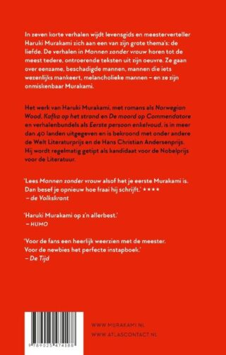 Mannen zonder vrouw - achterkant