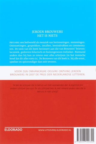 Het is niets - achterkant