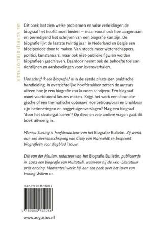 Hoe schrijf ik een biografie? - achterkant