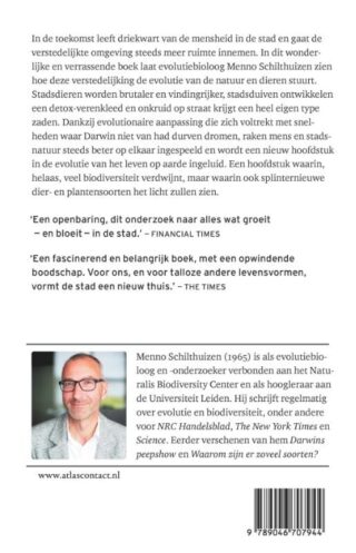 Darwin in de stad - achterkant