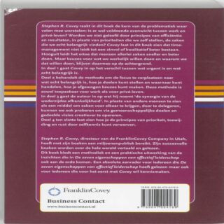 Prioriteiten - achterkant