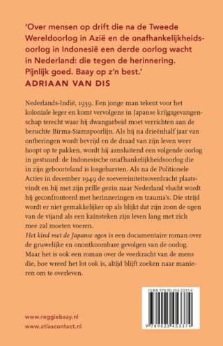 Het kind met de Japanse ogen - achterkant