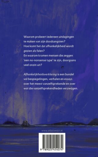 Afhankelijkheidsverklaring - achterkant