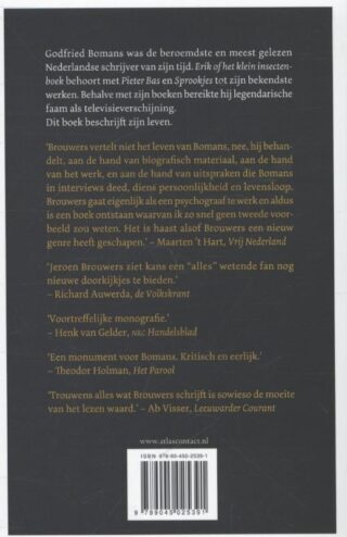 Jeroen Brouwers over Godfried Bomans - achterkant