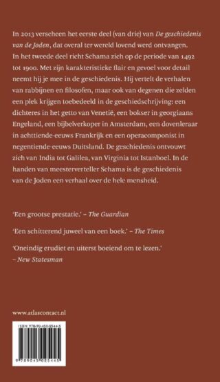 De geschiedenis van de Joden - achterkant