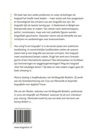 Hoe schrijf ik een biografie? - achterkant