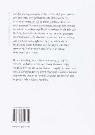 Schrijven is ritme - achterkant