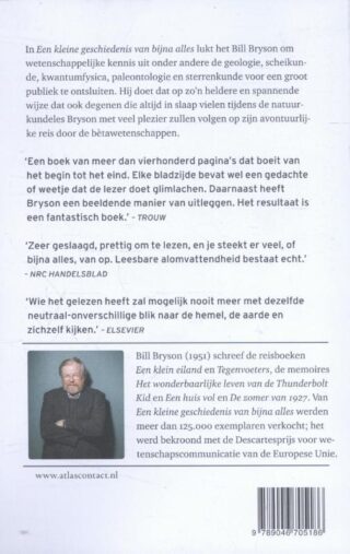 Een kleine geschiedenis van bijna alles - achterkant