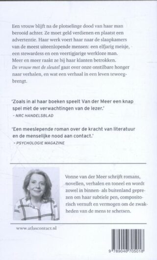 De vrouw met de sleutel - achterkant