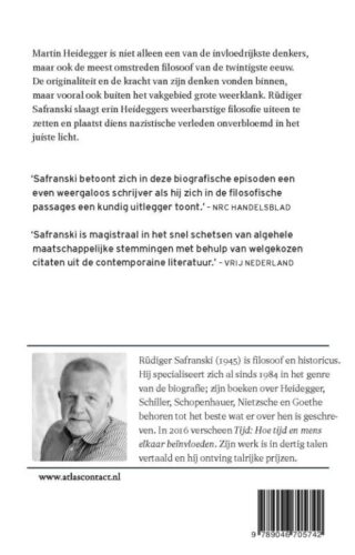 Heidegger en zijn tijd - achterkant