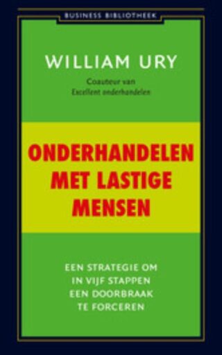 Onderhandelen met lastige mensen - cover