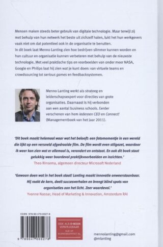 De slimme organisatie - achterkant