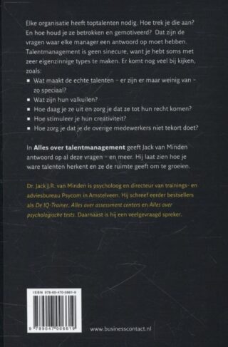 Alles over talentmanagement - achterkant