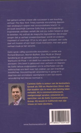 De kracht van storytelling - achterkant