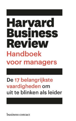 Harvard Business Review handboek voor managers - cover