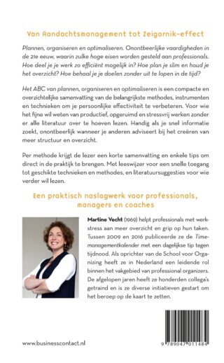 Het ABC van plannen, organiseren en optimaliseren - achterkant