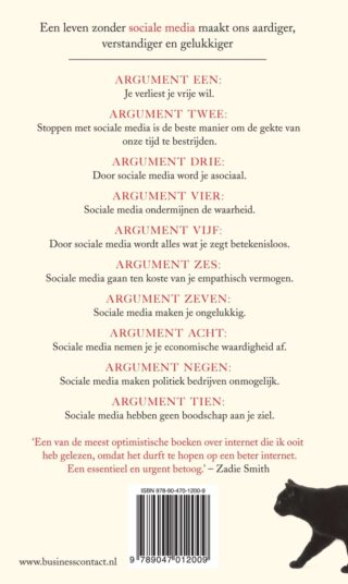 Tien argumenten om je sociale media-accounts nu meteen te verwijderen - achterkant