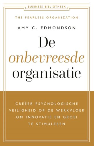 De onbevreesde organisatie - cover