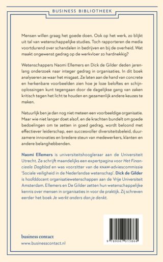 De voorbeeldige organisatie - achterkant