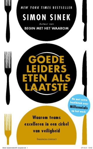 Goede leiders eten als laatste - cover