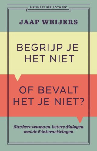 Begrijp je het niet of bevalt het je niet? - cover