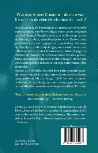 Einstein in tijd en ruimte - achterkant