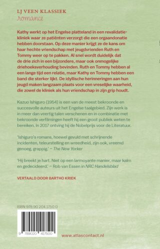Laat me nooit alleen - achterkant