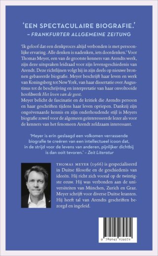 Hannah Arendt - achterkant