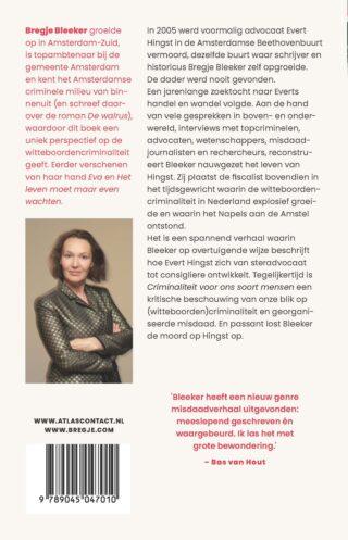 Criminaliteit voor ons soort mensen - achterkant