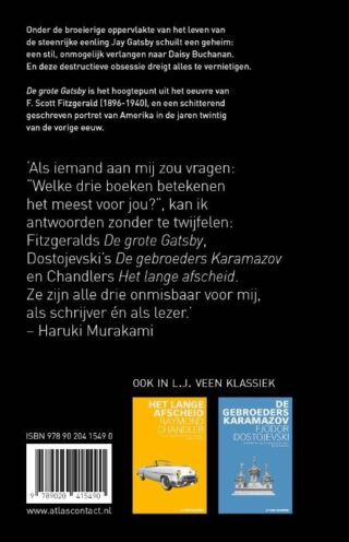 De grote Gatsby - achterkant