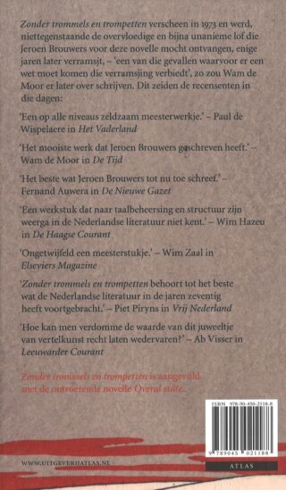 Zonder trommels en trompetten - achterkant