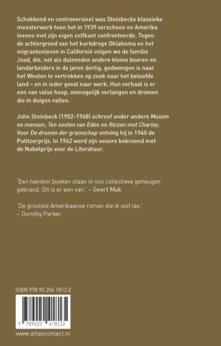 De druiven der gramschap - achterkant