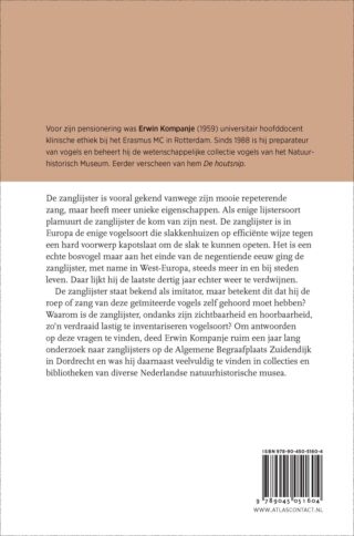 De zanglijster - achterkant