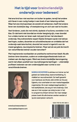Als alle breinen leren - achterkant