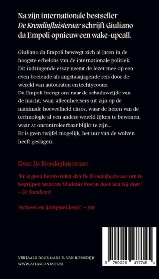 Het uur van de wolven - achterkant