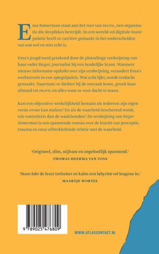 De verdwijning van Sieger Somerman - achterkant