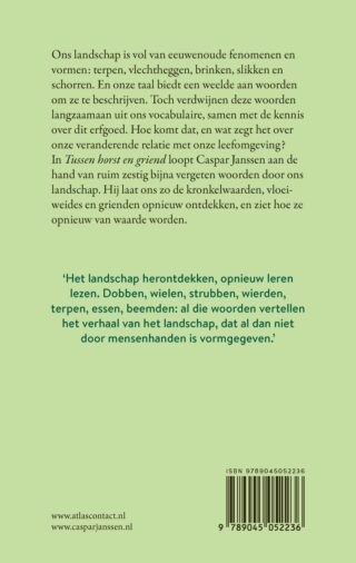 Tussen horst en griend - achterkant