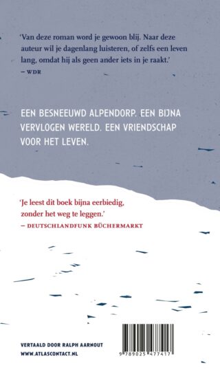 Door de sneeuw - achterkant