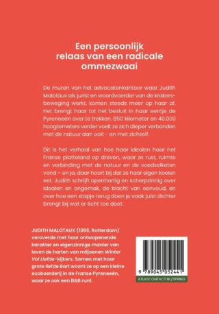 Boer in de bergen - achterkant