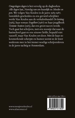 Omgeslagen dagen - achterkant