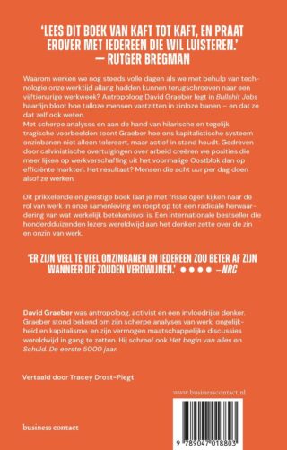 Bullshit jobs - achterkant