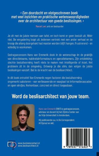 De beslisarchitect - achterkant
