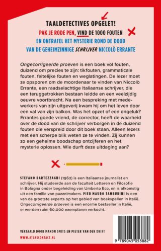 Ongecorrigeerde proeven - achterkant