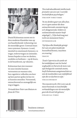 Ons feilbare denken - achterkant