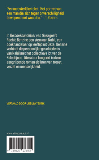 De boekhandelaar van Gaza - achterkant